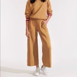 Veronica Beard Melanie Crop Culotte Sweatpants Small